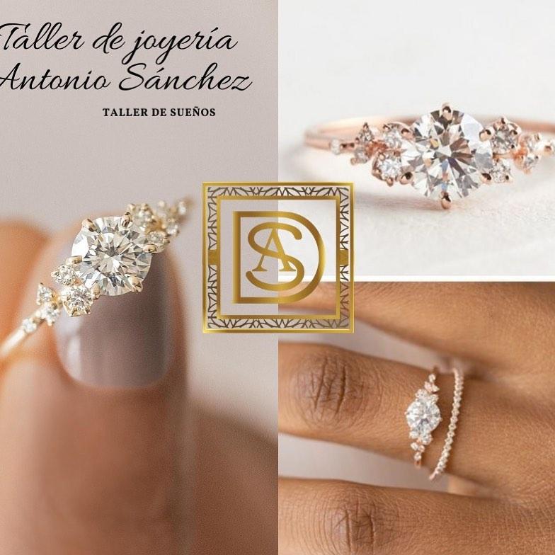 anillo de compromiso vintage