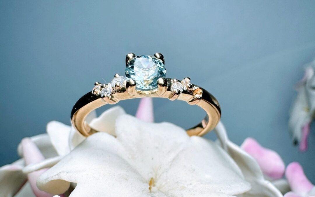 Joyas personalizadas con aguamarina