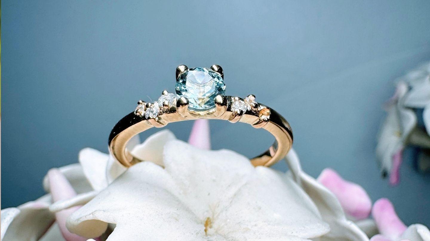 Joyas personalizadas con aguamarina